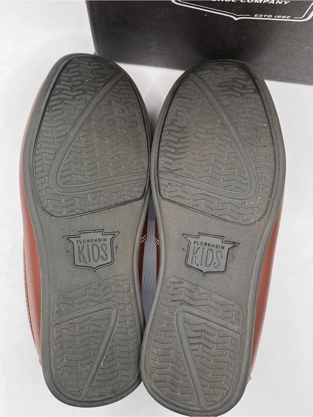 Florsheim Jasper Venetian New Toddler 12 Brown Leather Slip-On Loafers